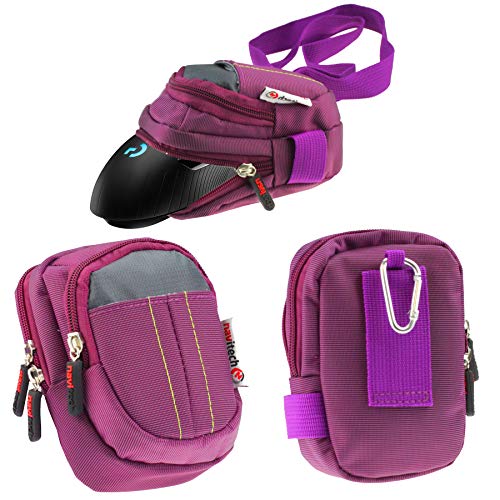 Navitech Purple Mouse Case/Cover for Logitech M330 Silent Plus