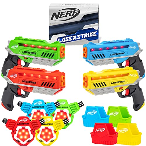 NERF Laser Strike 4 Player Laser Tag Game Pack