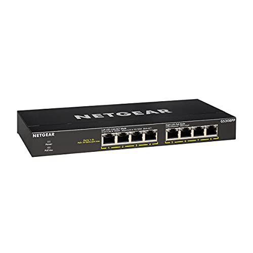 NETGEAR 8-Port Gigabit Ethernet Unmanaged PoE+ Switch
