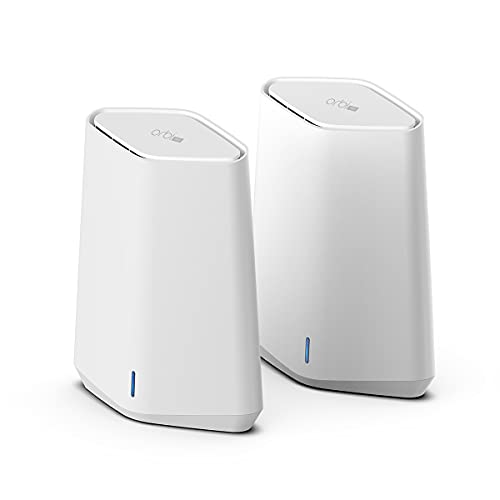 NETGEAR Orbi WiFi 6 Cable Modem Router + Satellite Extender, AX4200, Covers  5000 sq. ft., 40+ Devices