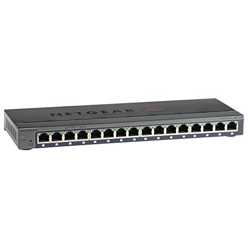 NETGEAR ProSafe GS116 16 Port Gigabit Desktop Switch