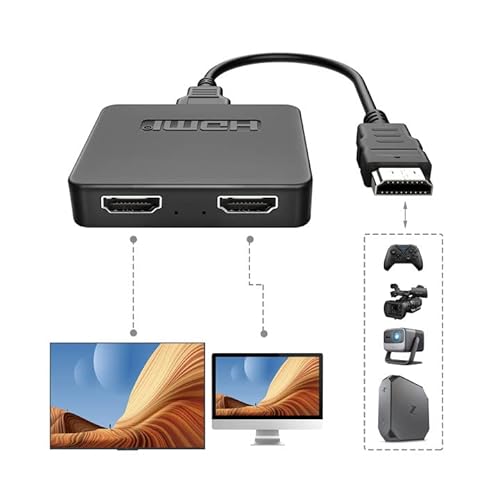 NEWCARE 4K HDMI Cable Splitter 1 in 2 Out