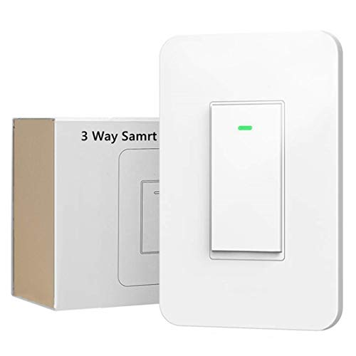 Nexete 3-Way Smart Wi-Fi Wall Light Switch