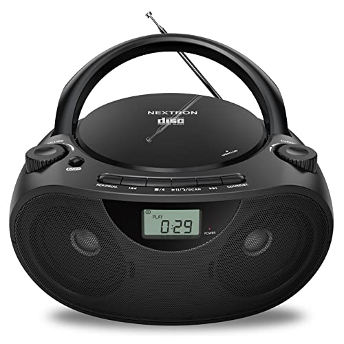 Nextron Portable Stereo CD Player Boombox