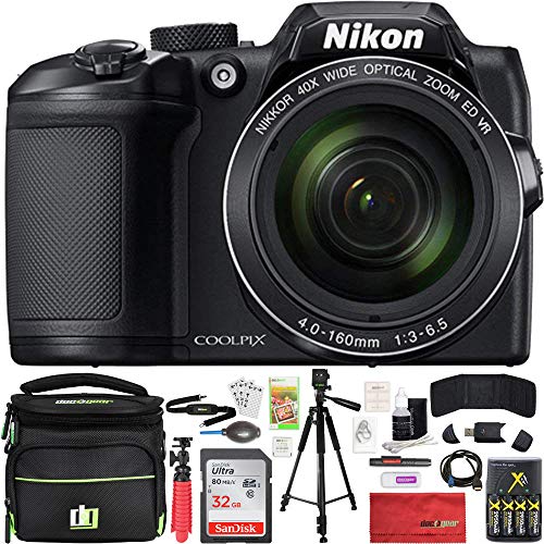 Nikon COOLPIX B500 16MP 40x Optical Zoom Digital Camera 32GB Bundle