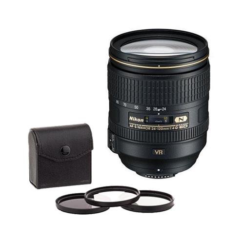 Nikon Nikkor 24-120mm f/4G ED-IF AF-S VR II Lens Bundle