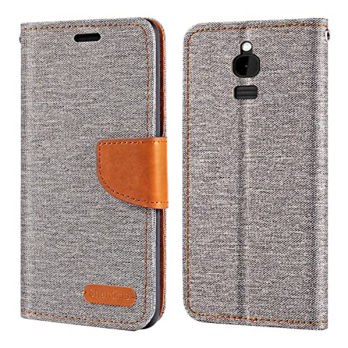 Nokia 8110 4G Oxford Leather Wallet Case with TPU Back Cover