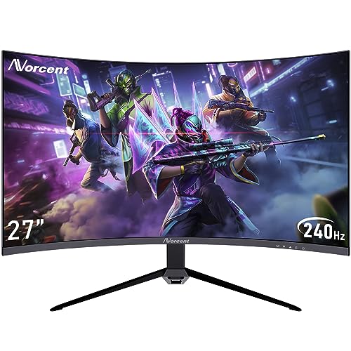 Norcent 27-inch FHD VA Gaming Curved Monitor