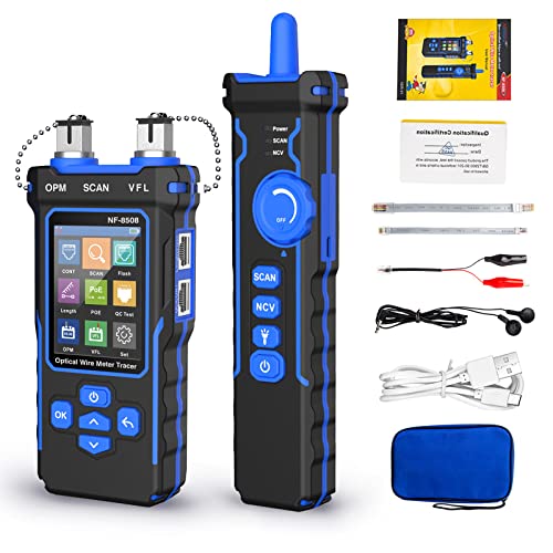 NOYAFA Network Cable Tester with Optical Power Meter VFL