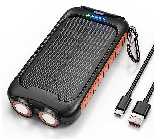 Nuynix Solar-Charger-Power-Bank - Portable Charger