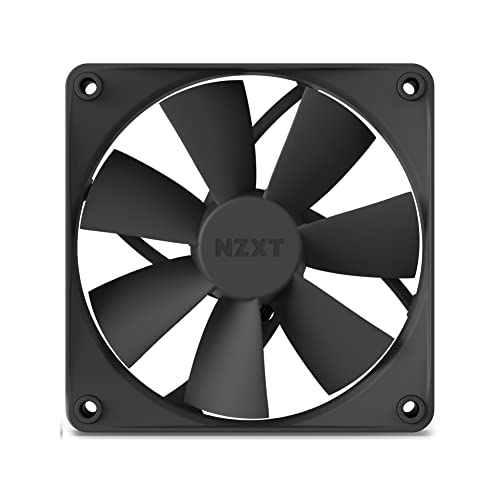 NZXT F120P Static Pressure Fans - 120mm Fan Single Pack - Black