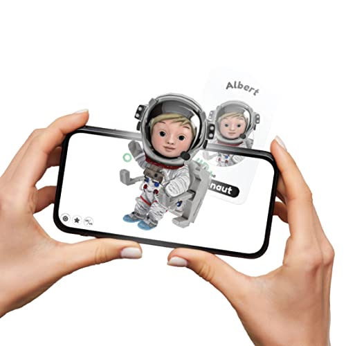 Octaland 4D+ Flashcards for Kids - Educational Alphabet Cards with Augmented Reality (AR) for Language Learning in 17 Languages