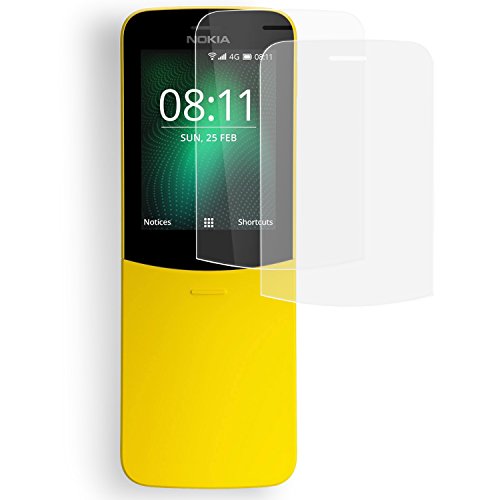 Olixar for Nokia 8110 4G Screen Protector - Film Protection - Case Friendly - Easy Application Card and Cleaning Cloth Included - 2 Pack