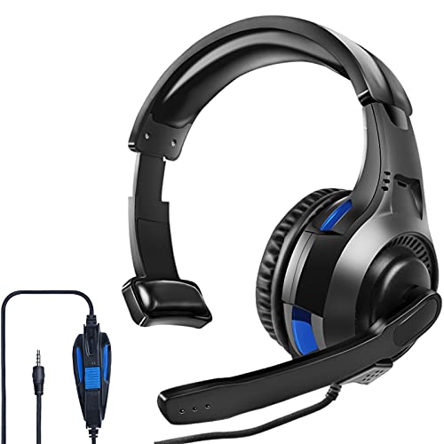 One Ear Gaming Headset with Mic for Multiple Devices