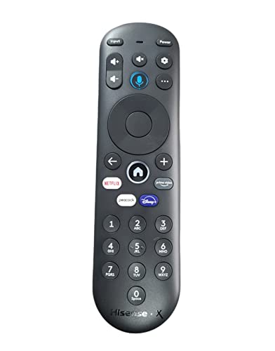 Original R34010BA00-00001 Android Smart Voice TV Remote Control Compatible with Hisense.X/Hisense X Models: 43A6GX and 50A6GX