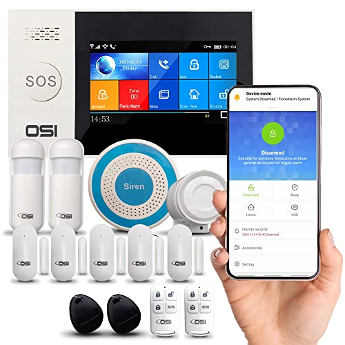 OSI Wireless WiFi Smart Home Security Alarm System