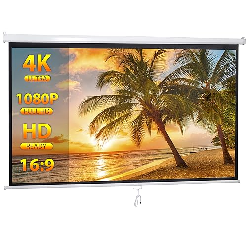 Oteymart 100 Inches Projector Screen