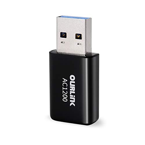 OURLiNK USB WiFi Adapter 1200Mbps Mini Compact Size