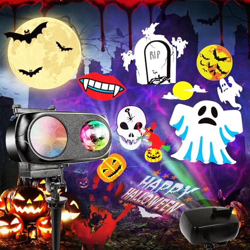 Outdoor Projector Lights for Halloween and Christmas