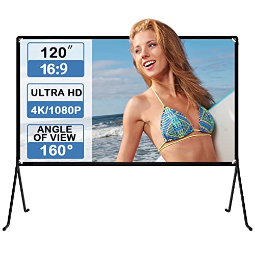Outdoor Projector Screen with Stand