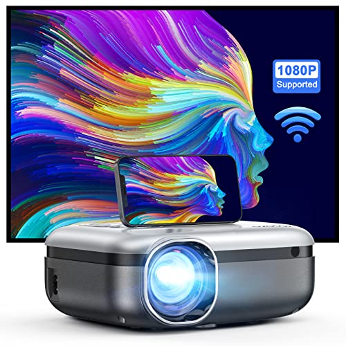 Outdoor Projector with WiFi, 1080P Full HD Supported Portable Projector