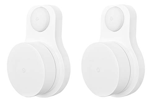 Outlet Wall Mount for Google WiFi Router 2020 Model for Enlarging Coverage, Space Saving and Winding Messy Cord (2 Pack)