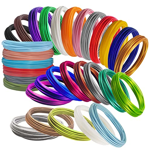 3D Pen PCL Filament Refill, 3D Pen PCL Consumables 1.75mm Low Temperature  10 Color Easy To Use For Replacement 