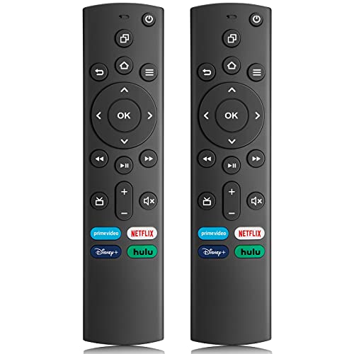 (Pack of 2) Replacement Remote for Insignia/Toshiba Smart TVs