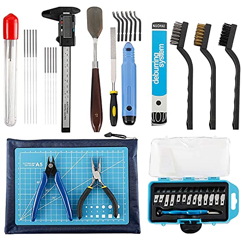 Patioer 3D Print Tool Kit - Cleaning, Finishing, and Printing 3D Prints