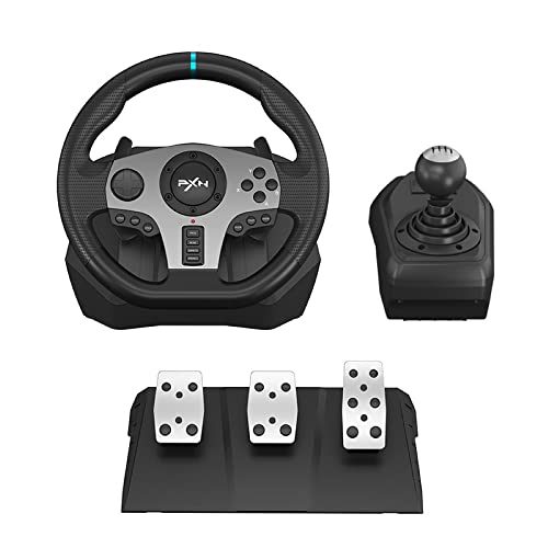  DOYO Game Racing Wheel with Pedals, 270° Steering Wheels PC  with Force Feedback, Racing Steering Wheel compatible with PS4, Xbox Series  X/S, Xbox ONE/360, PS3, Android, Real Racing Simulator : Video