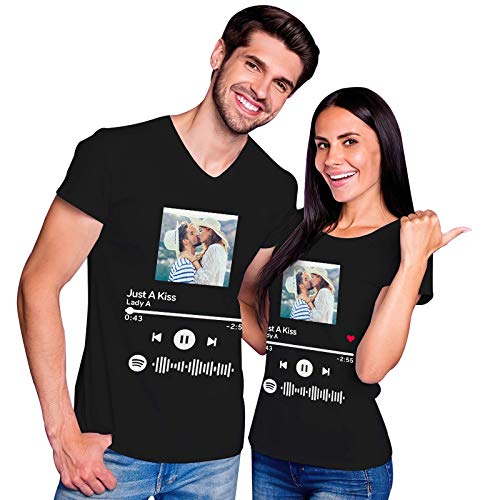 Personalized Spotify Code Music T-Shirt
