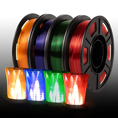 PETG Filament Bundle - Transparent Colors