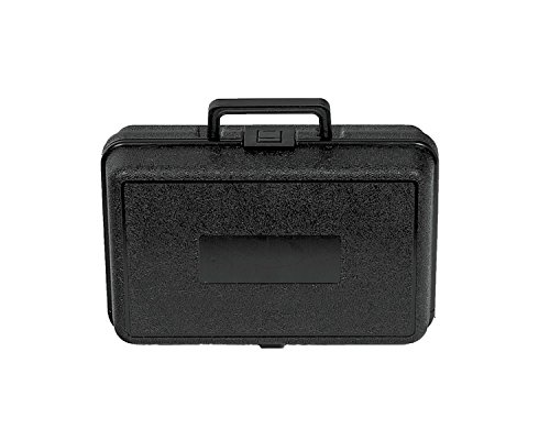 PFC Plastic Carrying Case with Foam, 12" x 8" x 3 3/4", Black (120-080-038-5SF)