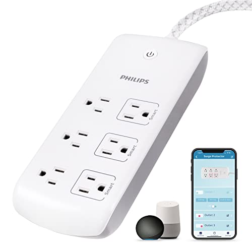 Philips 6 Outlet Smart Surge Protector