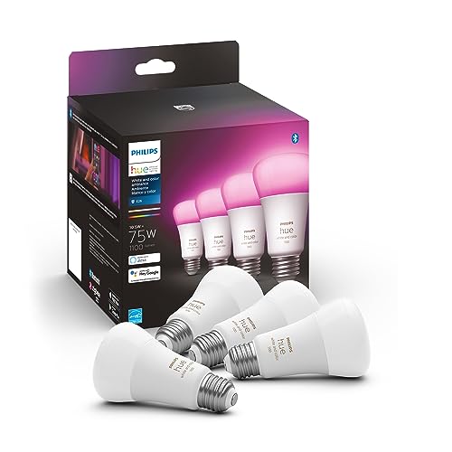 Philips Hue 4-Pack Smart Bulb