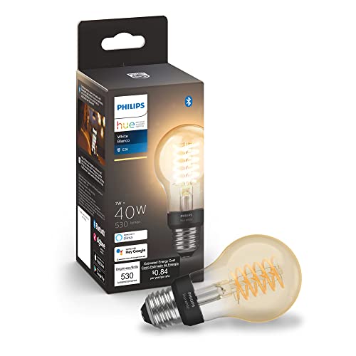 Philips Hue White Filament A19 Smart LED Bulb