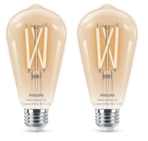 Philips Tunable White Smart LED Light Bulb (2 Pack)