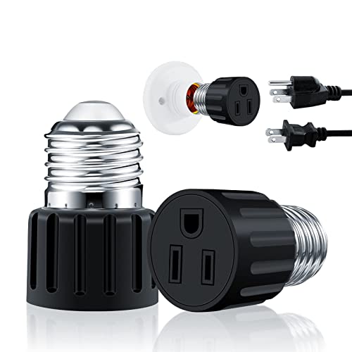 Polarized Screw-in Outlet Adapter for Light Socket