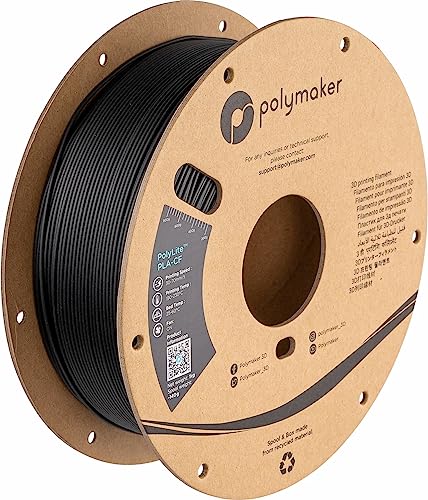 PolyLite 1.75 PLA Carbon Fiber 3D Printer Filament