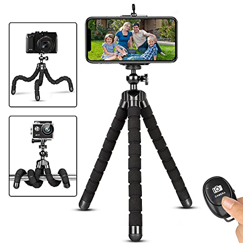 Portable and Flexible Phone Tripod with Remote for Content Creators