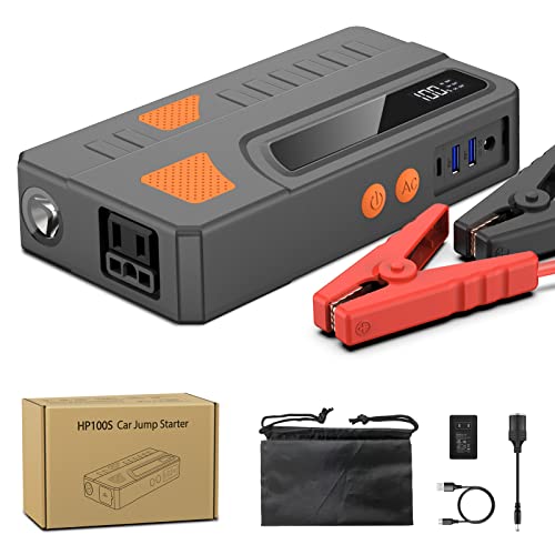 Portable Car Jump Starter with AC Outlet