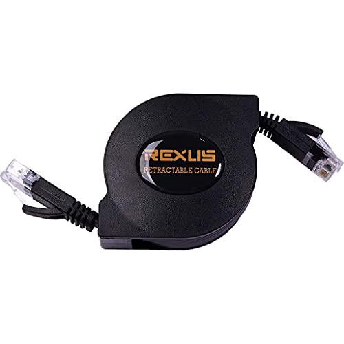 Portable Cat 6 Ethernet Cable with Retractable Design