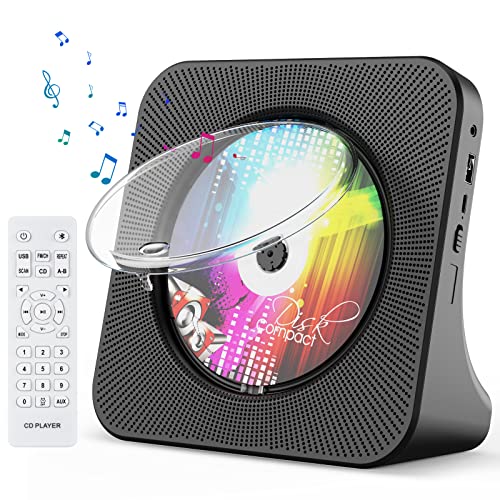 Portable CD Player with Bluetooth and HiFi Sound Speaker