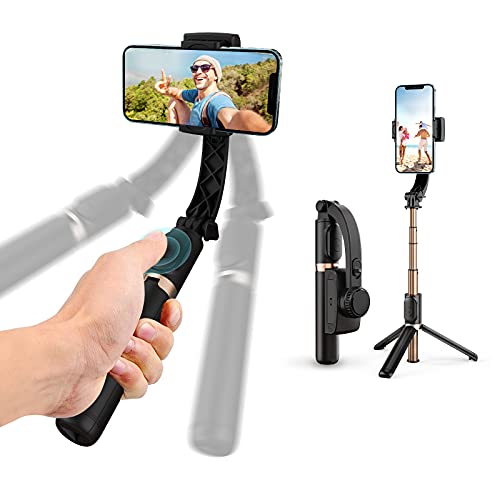 Portable Gimbal Stabilizer with Selfie Stick for iPhone