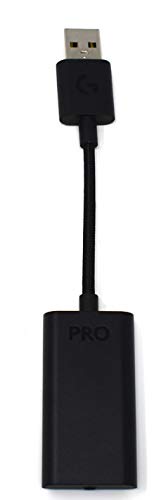 Portable HD Gaming USB DAC for Logitech G Pro Gaming Headset - Black