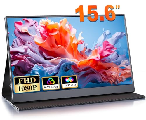 Portable Monitor 15.6'' 1080P FHD USB-C HDR Second Screen