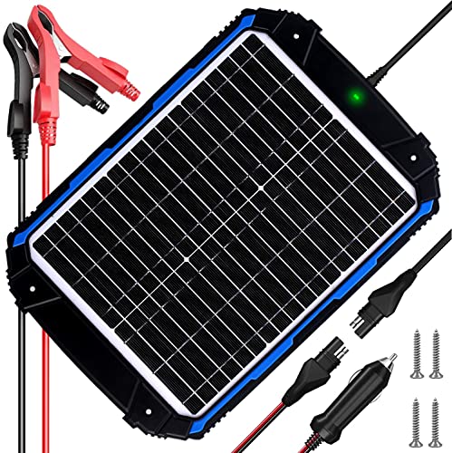 Portable Solar Car Battery Charger & Maintainer