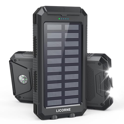 Portable Solar Phone Battery Panel Charger - 30000mAh