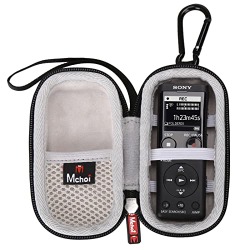 Portable Travel Case for Sony ICD-UX570 / EVISTR 16GB Digital Voice Recorder