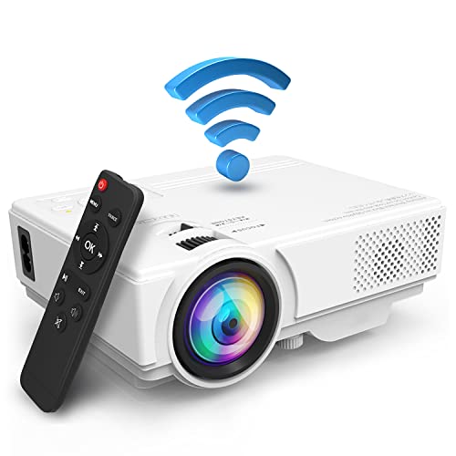 Portable WiFi Projector with High Brightness & Resolution